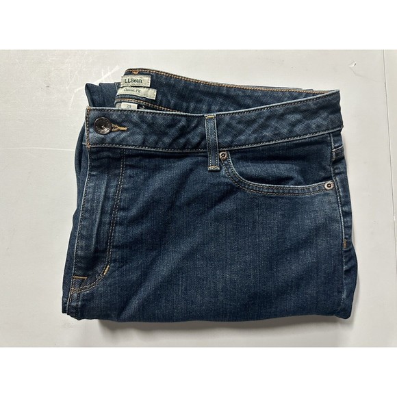 LL Bean Classic Fit Jeans Size 20 Petite (36x26) AV1760 - Picture 1 of 12